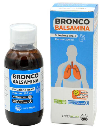 BRONCOBALSAMINA SOLUZIONE ORALE 200 ML GUSTO FRUTTA CON MIELE image not present