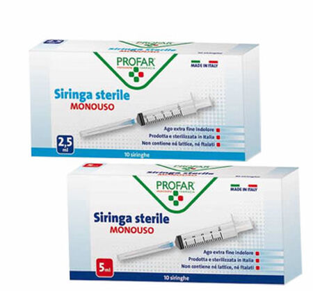 SIRINGA MONOUSO 2,5ML PROFAR image not present