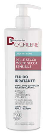 DERMOVITAMINA CALMILENE FLUIDO IDRATANTE PER PELLE SECCA, MOLTO SECCA E SENSIBILE 500 ML image not present