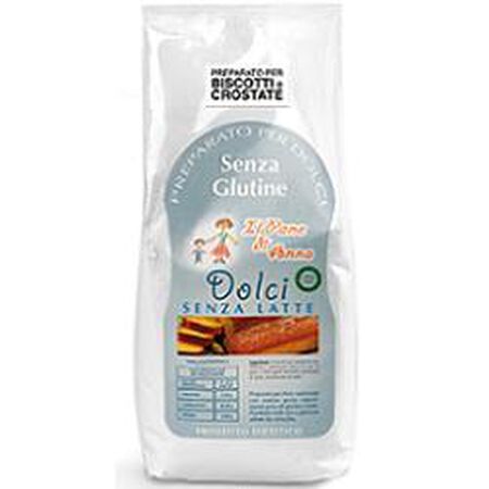 IL PANE DI ANNA PREPARATO PER CROSTATE SENZA GLUTINE E SENZA LATTE 500 G image not present