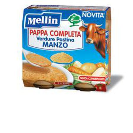 MELLIN PAPPA COMPLETA MANZO 250 G 2 PEZZI image not present