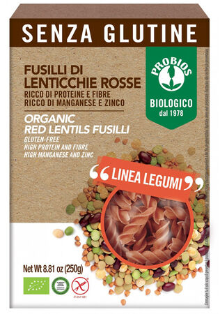 SPECIALITA' 100% LEGUMI FUSILLI LENTICCHIE ROSSE 250 G image not present