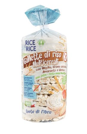 RICE&RICE GALLETTE MULTICEREALI 100 G SENZA LIEVITO image not present
