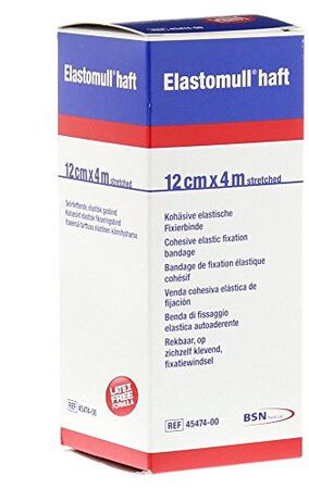 BENDA ELASTICA AUTOADESIVA ELASTOMULL HAFT COMPRESSIONE FORTE 12X400 CM image not present