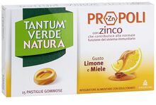 TANTUM VERDE NATURA 15 PASTIGLIE GOMMOSE LIMONE & MIELE