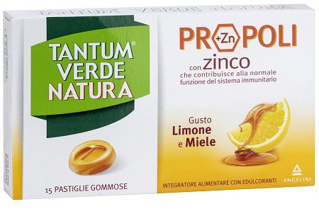 TANTUM VERDE NATURA 15 PASTIGLIE GOMMOSE LIMONE & MIELE image not present