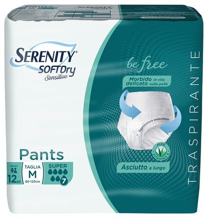 SERENITY PANTS SD SENSITIVE SUPER M 12 PEZZI image not present