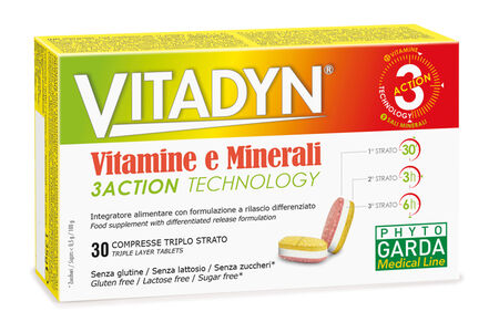 VITADYN VITAMINE/MINERALI 30 COMPRESSE RILASCIO DIFFERENZIATO image not present