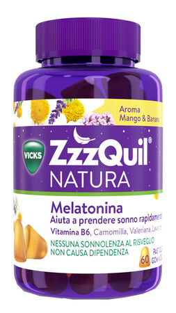 VICKS ZZZQUIL NATURA MANGO & BANANA 60 PASTIGLIE GOMMOSE image not present