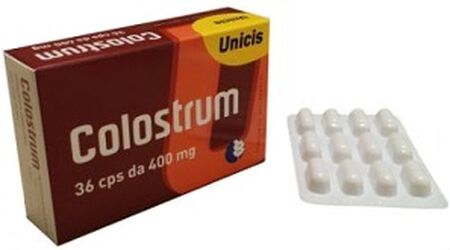 COLOSTRUM UNICIS 36 CAPSULE 400 MG image not present