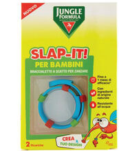 JUNGLE FORMULA SLAP-IT BRACCIALETTO ANTI-ZANZARE PER BAMBINI+ 2 RICARICHE