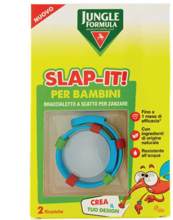JUNGLE FORMULA SLAP-IT BRACCIALETTO ANTI-ZANZARE PER BAMBINI+ 2 RICARICHE image not present