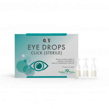 GSE EYE DROPS CLICK GOCCE OCULARI 10 PIPETTE 0,5 ML image not present