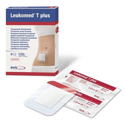 LEUKOMED T PLUS MEDICAZIONE POST-OPERATORIA TRASPARENTE IMPERMEABILE 10X25 CM image not present