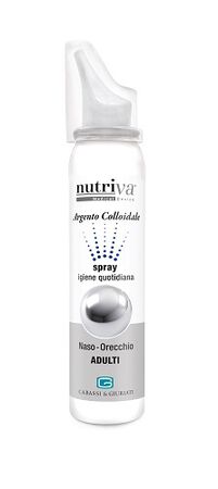 NUTRIVA ARGENTO COLLOIDALE NASO/ORECCHIE 100 ML image not present