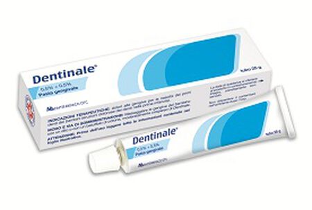 DENTINALE*pasta gengivale 25 g 0,5% + 0,5% image not present