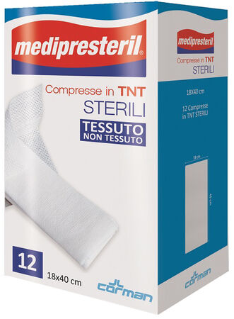 COMPRESSE STERILI TNT MEDIPRESTERIL 18X40 CM 12 PEZZI image not present