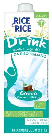 RICE&RICE BEVANDA DI RISO E COCCO 1 L image not present