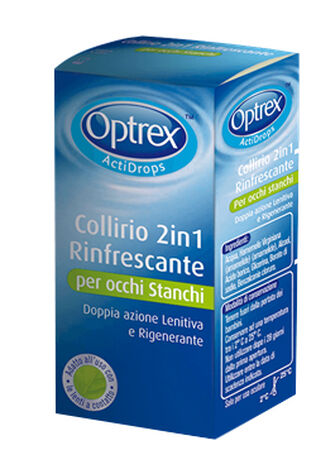 GOCCE OCULARI OPTREX ACTIDROPS 2IN1 RINFRESCANTE OCCHI STANCHI 1 PEZZO image not present