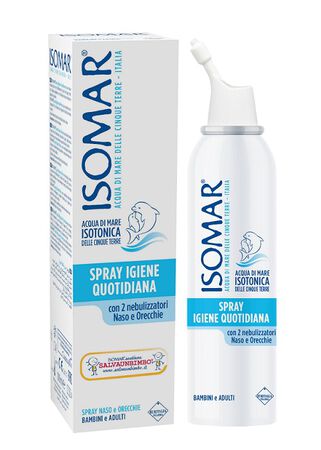 SOLUZIONE ACQUA DI MARE ISOMAR SPRAY IGIENE QUOTIDIANA 100 ML image not present