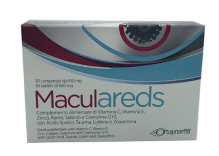 MACULAREDS 30 COMPRESSE DA 650 MG image not present