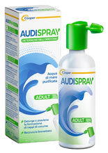AUDISPRAY ADULT SOLUZIONE DI ACQUA DI MARE IPERTONICA SPRAY SENZA GAS DETERSIONE ORECCHIO 50 ML