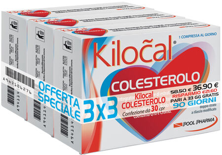 KILOCAL COLESTEROLO 30 COMPRESSE image not present