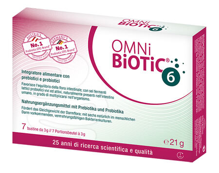 OMNI BIOTIC 6 POLVERE 7 BUSTINE DA 3 G image not present