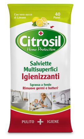 CITROSIL SALVIETTE IGIENIZZANTI LIMONE 40 PEZZI image not present