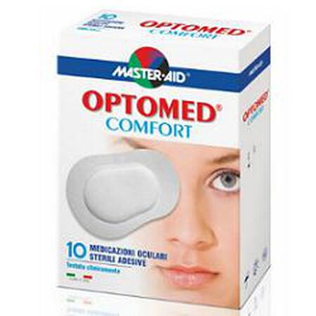 GARZA OCULARE MEDICATA MASTER-AID OPTOMED COMFORT 10 PEZZI image not present