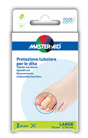 TUBO IN GEL MASTER-AID ELASTICIZZATO L 7,5 CM 2 PEZZI image not present