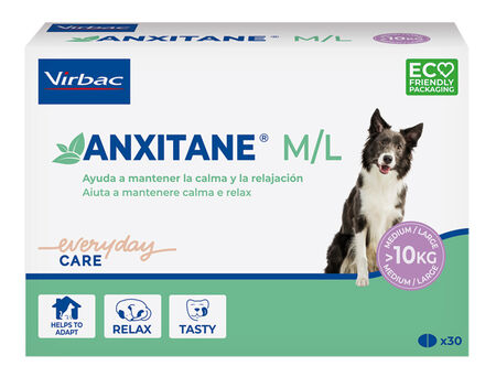 ANXITANE M/L SUPPLEMENTO NUTRIZIONALE SCATOLA 30 COMPRESSE APPETIBILI image not present