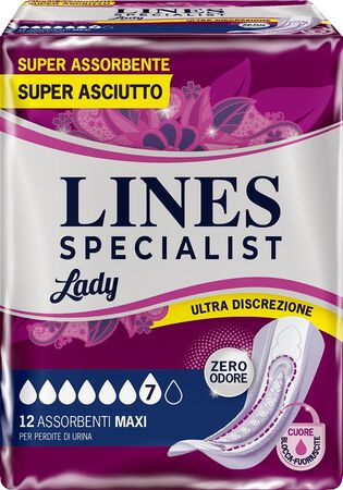Lines Specialist Lady - 12 assorbenti maxi image not present
