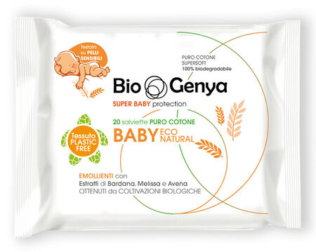 BIOGENYA ECO NATURAL SALVIETTINA BABY COTONE 20 PEZZI image not present