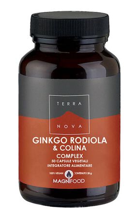 TERRANOVA GINKGO/RODIOLA/COLINA COMPLEX 50 CAPSULE image not present