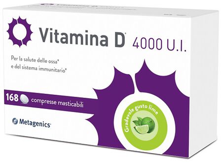 VITAMINA D 4000UI 168 COMPRESSE MASTICABILI image not present