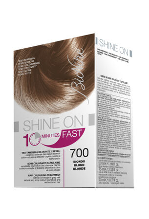 BIONIKE SHINE ON FAST TRATTAMENTO COLORANTE CAPELLI BIONDO 700 FLACONE 60 ML + TUBO 60 ML image not present