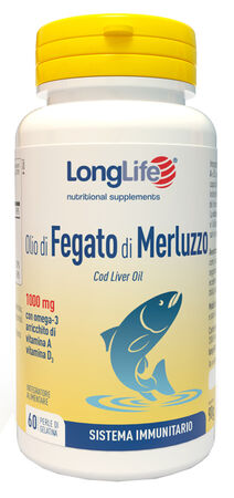 LONGLIFE OLIO FEGATO MERLUZZO 1000 MG 60 PERLE image not present