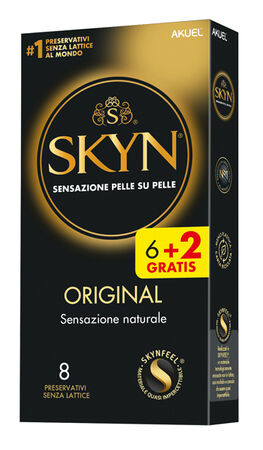 AKUEL SKYN ORIGINAL SENSAZIONE NATURALE 6 PEZZI + 2 OMAGGIO image not present