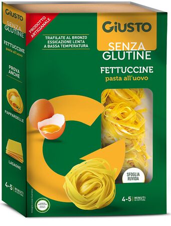 GIUSTO SENZA GLUTINE FETTUCCINE ALL'UOVO 250 G image not present