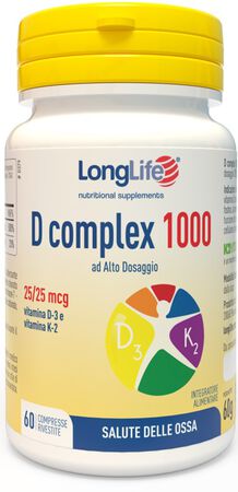 LONGLIFE D COMPLEX 1000 60 COMPRESSE image not present