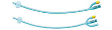 CATETERE VESCICALE A PERMANENZA FOLEY SILASIL PLUS ADULTO PER IRRIGAZIONE A 3 VIE CON PALLONCINO IN SILICONE 2 FORI LATERALI CH22 1 PEZZO