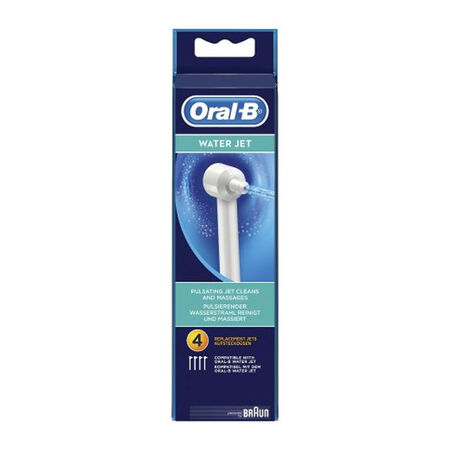 ORALB WATER JET ED15 TESTINA PER SPAZZOLINO ELETTRICO CON BECCUCCIO IDROPULSORE 4 PEZZI image not present