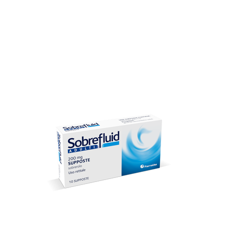 SOBREFLUID*ADULTI 10 supp 200 mg image not present