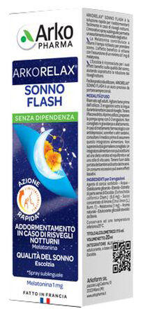 ARKORELAX FLASH SONNO SPRAY 20 G image not present