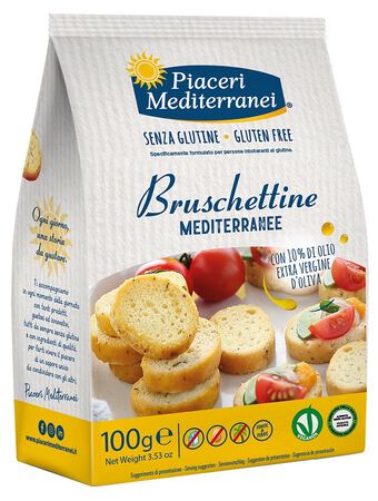 PIACERI MEDITERRANEI BRUSCHETTINE 100 G image not present