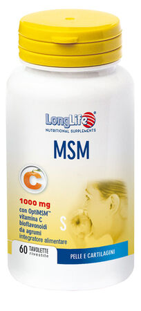 LONGLIFE MSM 1000 MG 60 TAVOLETTE image not present