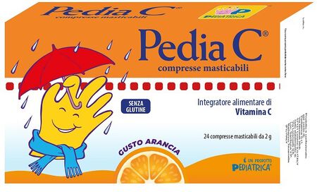 PEDIA C ARANCIA 24 COMPRESSE MASTICABILI image not present