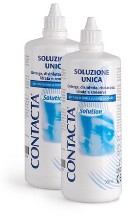 SOLUZIONE PER LENTI A CONTATTO CONTACTA 2 PEZZI 360 ML image not present