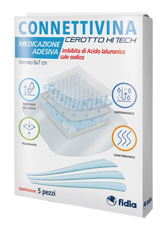 CEROTTO CONNETTIVINA HITECH 6 X 7 CM 5 PEZZI image not present